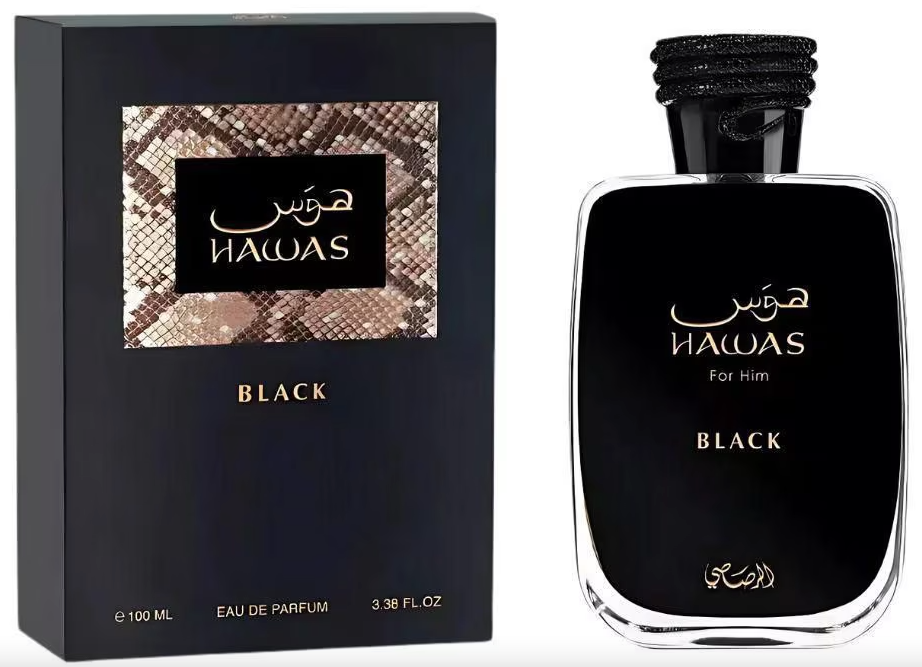 RASASI HAWAS BLACK MAN 100 ML EDP - view 3